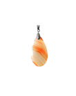 Pendentif goutte Agate naturelle