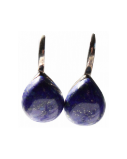 Lapis - Lazuli -Boucles d'oreilles bombées