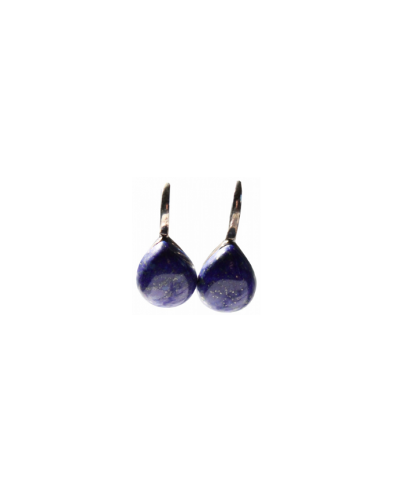 Lapis - Lazuli -Boucles d'oreilles bombées