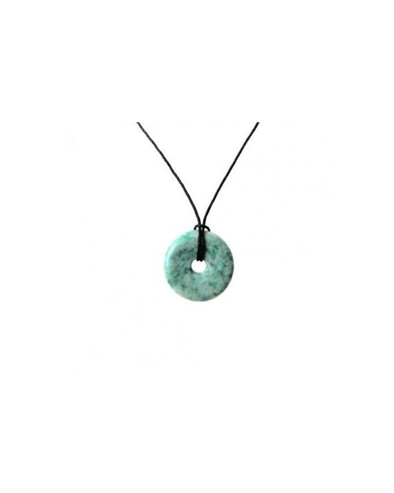 Amazonite - Pendentif donut 3cm Amazonite - Pendentif donut 3cm