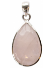 Quartz rose - Pendentif  en pierre roulée