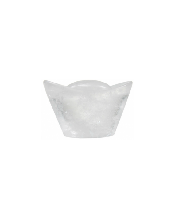cristal de roche - Lingot porte-bonheur cristal de roche - Lingot porte-bonheur