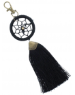 Porte Clés Dreamcatcher Pompon Noir