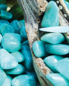pierre roulée amazonite pierre roulée amazonite
