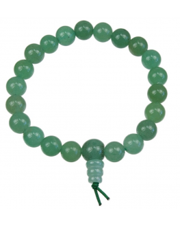 bracelet mala aventurine verte