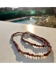 collier en rhodonite