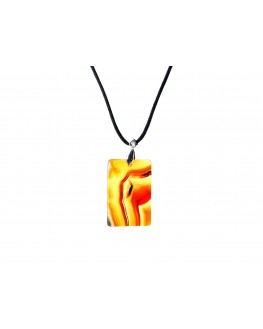 Pendentif Plaque d'Agate