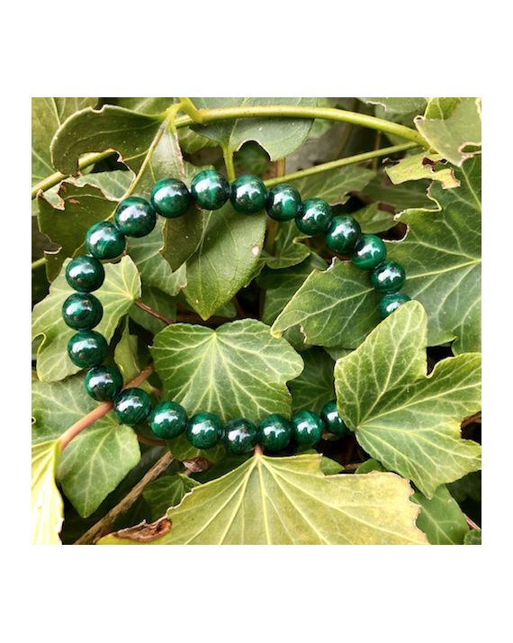 Bracelet malachite 8 mm Bracelet malachite 8 mm
