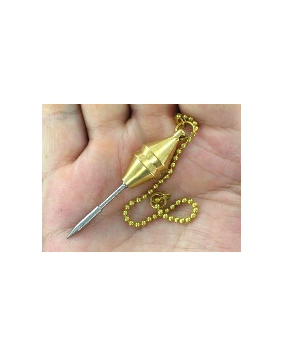 Pendule - Aiguille laiton 18 gr Pendule - Aiguille laiton 18 gr