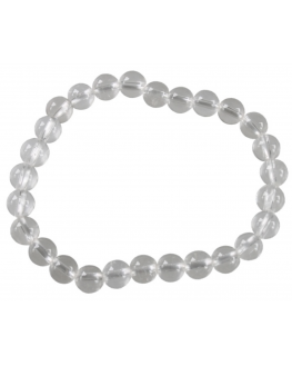 Bracelet Cristal de roche 6mm