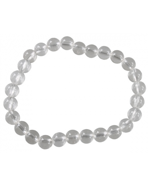 Bracelet Cristal de roche 6mm