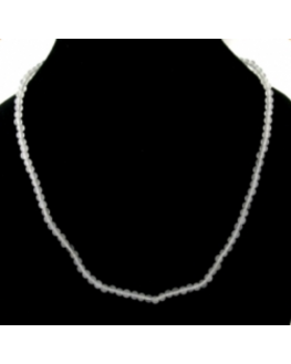 Collier Jade blanc 4mm