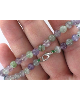 Collier Fluorite 6mm