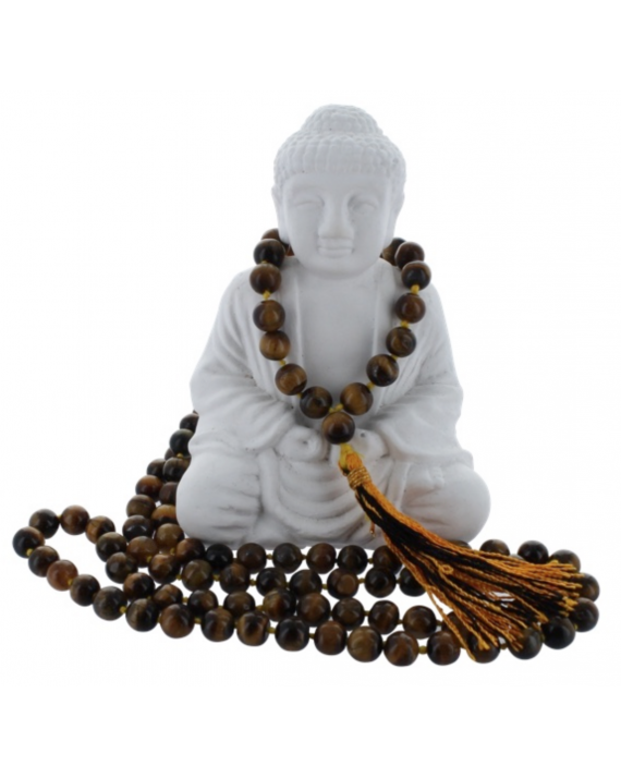 Collier Mala Oeil de Tigre Collier Mala Oeil de Tigre