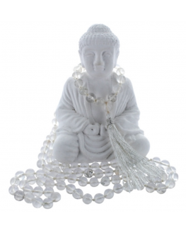 Collier Mala Cristal de Roche