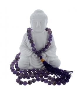 Collier Mala Améthyste Collier Mala Améthyste