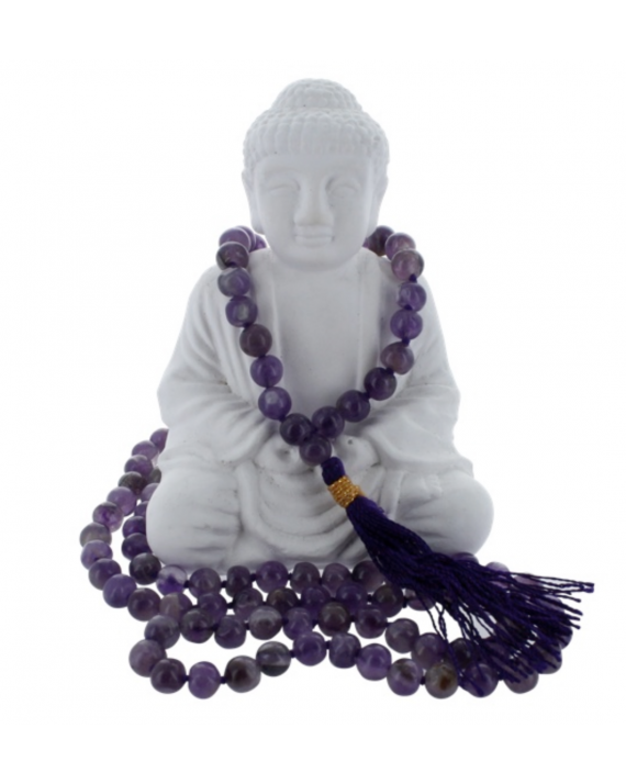 Collier Mala Améthyste Collier Mala Améthyste