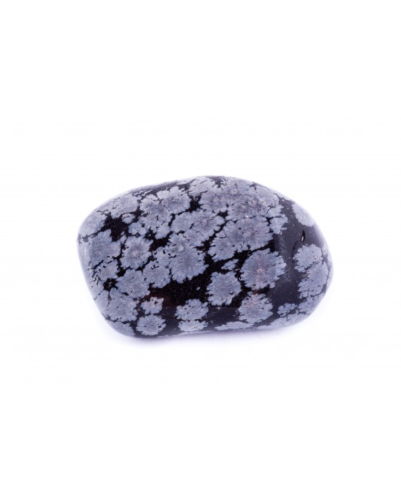 Obsidienne flocon de neige Pierre roulée Obsidienne flocon de neige Pierre roulée