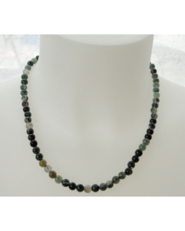 Collier Agate mousse 6mm Collier Agate mousse 6mm