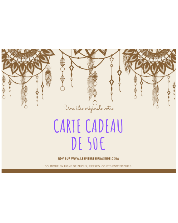 Carte cadeau 50€ Carte cadeau 50€