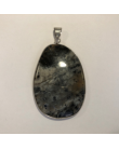 Pendentif cerclé  agate