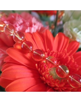 Citrine - Collier perles 8mm Citrine - Collier perles 8mm