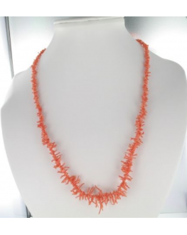 Collier corail rose Branche