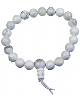 Howlite Bracelet - Mala tibétain