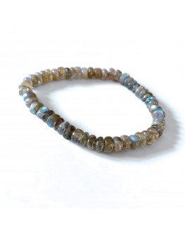 Bracelet labradorite tubes