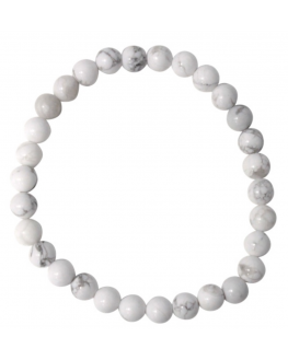 Howlite Bracelet Perles 6 mm