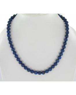 Collier en perles de Lapis-lazuli 8mm