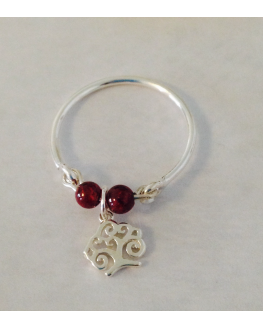 Bague argent grenat Bague argent grenat