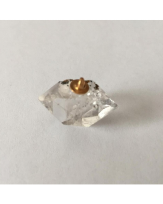 Pendentif Diamant Herkimer brut