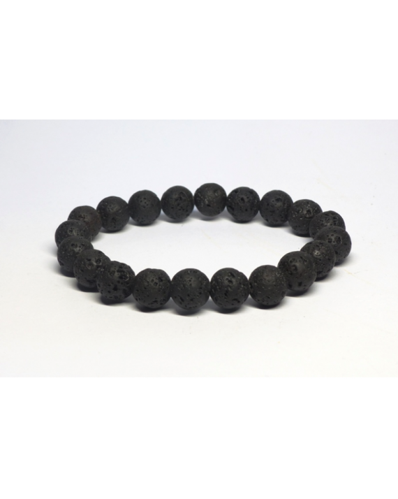 Bracelet boule pierre de Lave Bracelet boule pierre de Lave