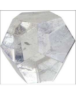 Dodécaèdre - Cristal de roche - 4,5 cm Dodécaèdre - Cristal de roche - 4,5 cm