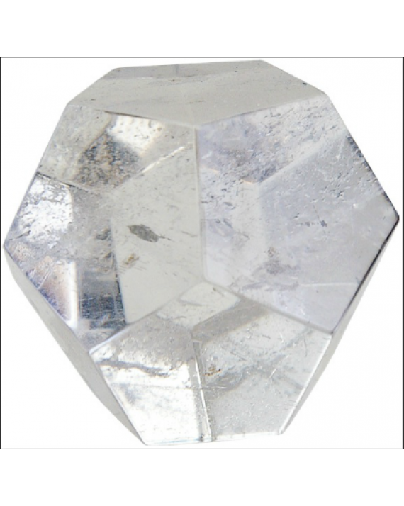 Dodécaèdre - Cristal de roche - 4,5 cm Dodécaèdre - Cristal de roche - 4,5 cm