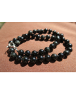 Obsidienne Oeil Celeste Collier Boule 8mm