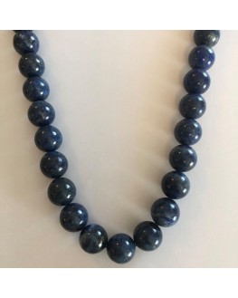 Collier lapis lazuli perles 14mm Collier lapis lazuli perles 14mm