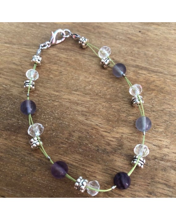 Bracelet Fluorite fantaisie Bracelet Fluorite fantaisie