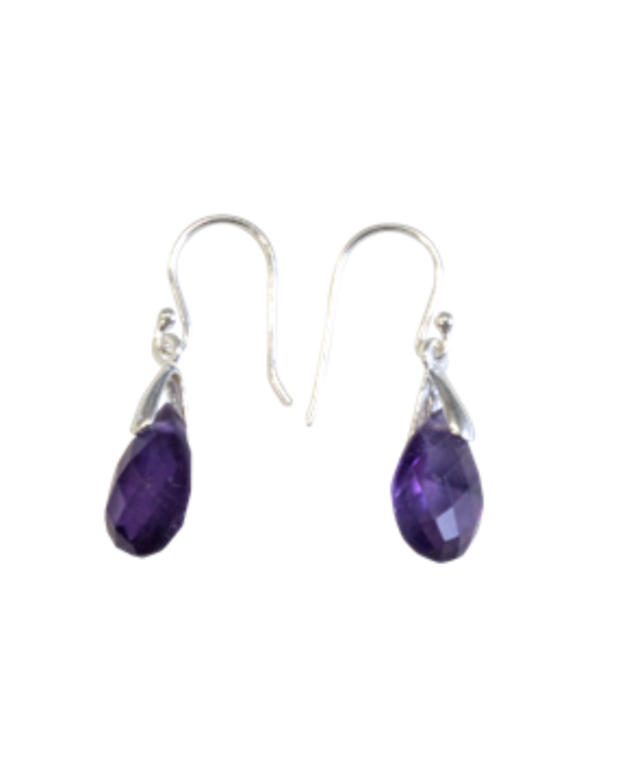 Boucles d'oreilles Améthyste Argent Boucles d'oreilles Améthyste Argent