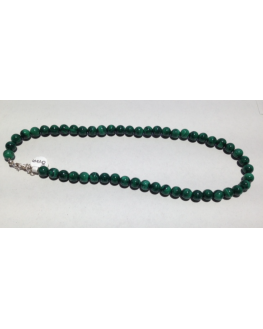 Collier Malachite 8mm 45cm ajustable