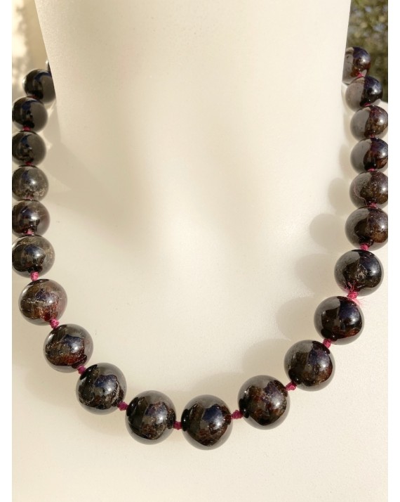 Collier Grenat 14mm Collier Grenat 14mm