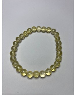 Bracelet citrine perles 6mm