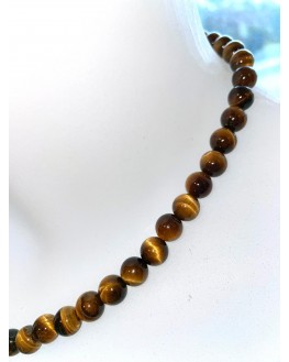 Collier Oeil de Tigre 8mm