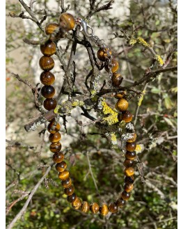 Collier Oeil de Tigre 8mm