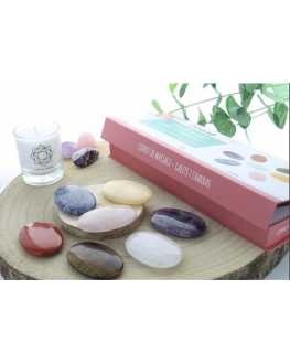 Coffret Massage Galets 7 Chakras