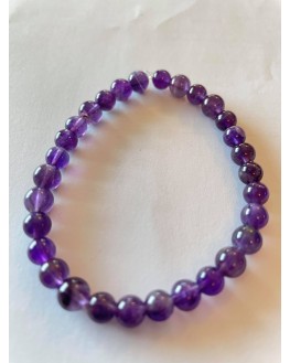 Améthyste - Bracelet 6mm Améthyste - Bracelet 6mm