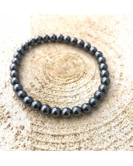 Bracelet - Hématite - Perles 6mm