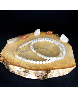 Collier - Pierre de Lune - Perles