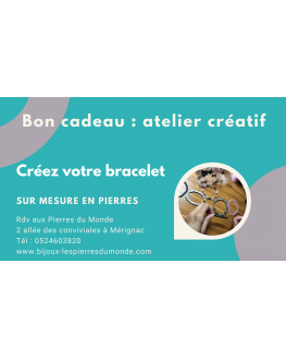 Bon cadeau : atelier créatif